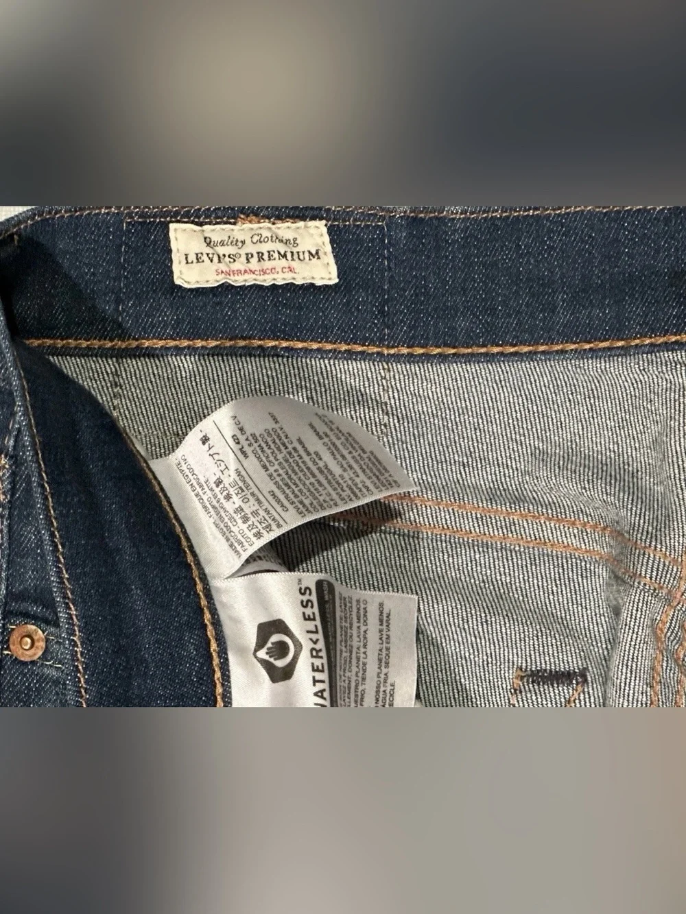 LEVIS 511 SLIM FIT PREMIUM BIG E MENS JEANS 31 X 30 MEDIUM WASH